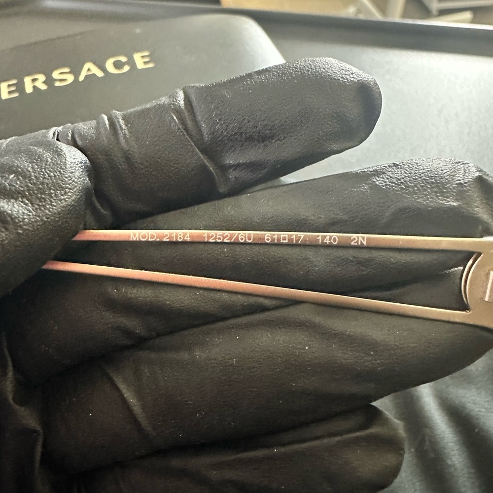 Versace Gold Frame Sunglasses - Picture 4 of 6